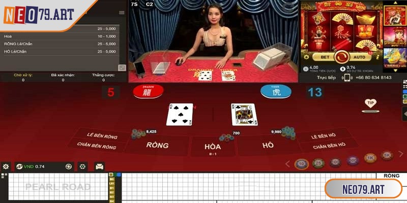 Rồng Hổ Online - Cuộc Chiến Kịch Tính, Đầy Cảm Xúc 2 Mỗi ván diễn ra vài chục giây, bet thủ không phải chờ lâu