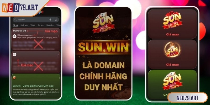 Cảnh Báo Sunwin Đang Bị Làm Giả - Nhận Diện Thông Qua Neo79 2 Luôn kiểm tra kĩ đường dẫn trước khi quyết định click chuột